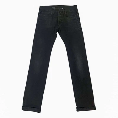 Jeans Dior Homme negros de pierna recta talla 31 hechos en Italia • Denim de diseñador de lujo Foto 1 de 4