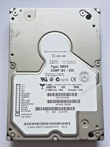 18.2 GB IBM PN 09L3905 10K Type: DMVS 18V Ultra2 SCSI 68PIN HDD 3.5" Hard Drive - Picture 1 of 1