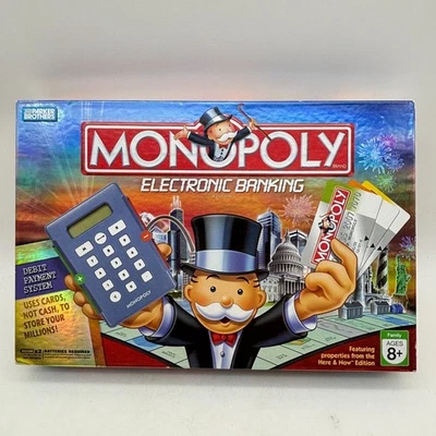 Monopoly Electronic Banking COMPLETE Hasbro Gaming 2007 TESTED WORKS - Image 1 of 4