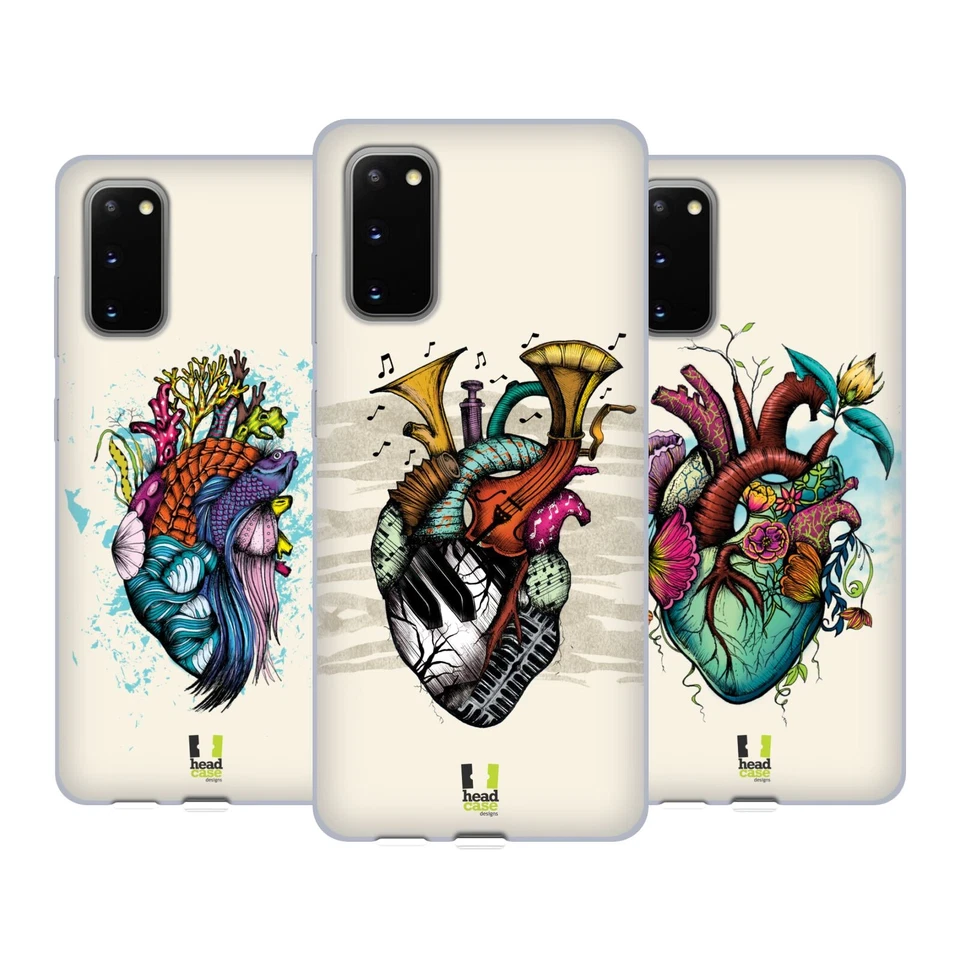 HEAD CASE CUORE PERSONALITA' CUSTODIA COVER MORBIDA IN GEL PER SAMSUNG PHONES 1 - Immagine 1 di 1