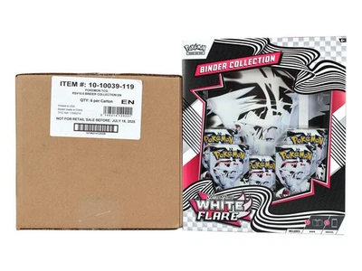 POKEMON SCARLET & VIOLET: WHITE FLARE BINDER COLLECTION 6-BOX CASE - Image 1 of 4