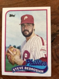 1989 Topps #20 Steve Bedrosian Philadelphia Phillies - Picture 1 of 2