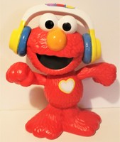 dancing elmo with headphones
