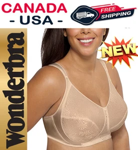 46DD 46 DD WONDERBRA 971 JUST MY SIZE COMFORT GEL STRAP BEIGE SKIN WIRE FREE BRA - Bild 1 von 1