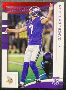 Daniel Carlson Raiders Vikings 2018 Panini Rookies & Stars Rookie RC #199 - Picture 1 of 2