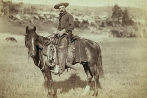 The Cow Boy by John Grabhill Western Photography Giclee Art Print + Ships Free - Picture 1 of 3