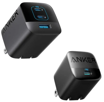 Anker Fast Charging Adapter with 67W USB C Charger &30W GaN PIQ 3.0 Wall Charger - Image 1 of 4