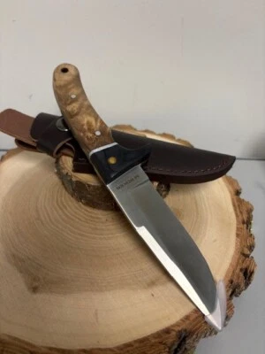 BOKER MAGNUM Elk Hunter Wood Tone Handle NEW in BOX