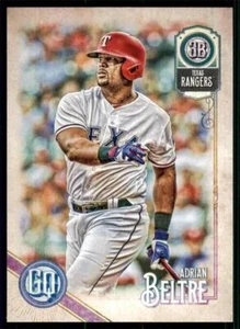 Carta da baseball 2018 Adrian Beltre Texas Rangers Topps regina zingara # 257 - Foto 1 di 2