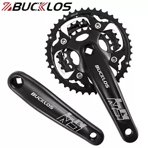 BUCKLOS 3X10S Gravel/MTB Crankset 24-32-42T 22-32-42T 170MM Crank Arm Chainring - Picture 1 of 14