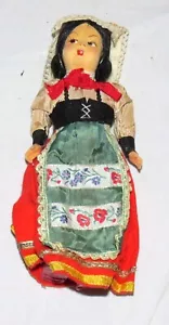 Bambola Etnica Italiana - Alta 7,1/2 pollici - Vintage - Foto 1 di 2