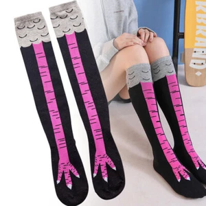Long Sexy Fitness Socks Chicken Leg Knee Funny Women Men Animal Legs Novelty - Bild 1 von 14