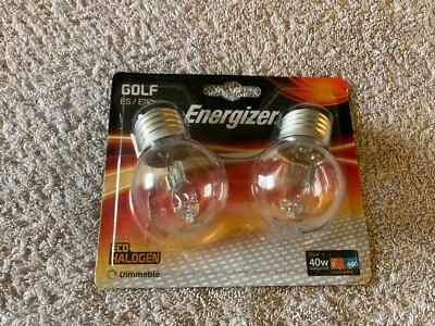 Energizer Eco Halogen Golf Es/e27 40w Screw Bulbs - Boxed NEW SEALED - Image 1 of 4