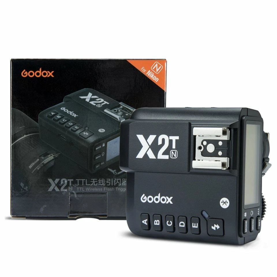 Godox X2T-N 2.4G Wireless TTL HSS Bluetooth Flash Speedlite Trigger For Nikon - Image 1 of 4
