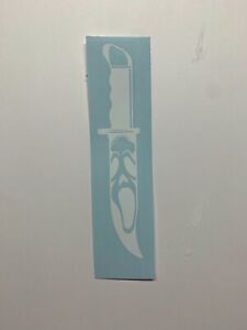 Ghostface Inspired Knife Vinyl Decal