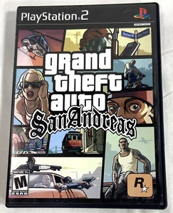 PS2 Grand Theft Auto San Andreas Case & Manual - Picture 1 of 3