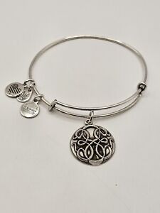 Alex and Ani Silver Wire Charm Bangle Bracelet - Path Of Life II Direction💫