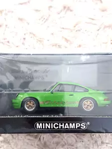 Minichamps 1974 Porsche 911 Carrera RS 3.0 1/43 Limited Green NEW - Picture 1 of 10
