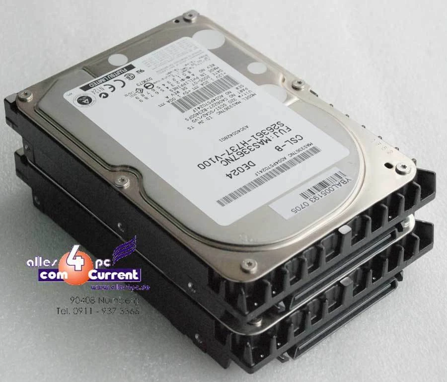 36GB 36 GB FSC MAS3367NC CA06227-B23400FS S26361-H737-V100 SCSI Disk #K365 - Immagine 1 di 1