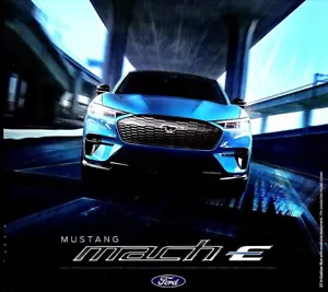 2020 FORD MUSTANG MACH-E CROSSOVER—US DEALER SALES BROCHURE—NEW NOS - Foto 1 di 1