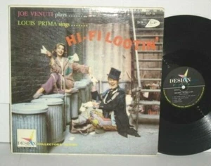 JOE VENUTI Plays LOUIS PRIMA Sings HiFi Lootin' Hi Fi Lootin LP 1957 Design - Picture 1 of 3