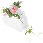  Bridal Belts for Wedding Dress Aisle Chair Rose Flowers Wrist Back