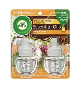 Plug in Scented Oil Refill, 2Ct, Paradise Retreat, Air Freshener, Essential Oils - Picture 1 of 2