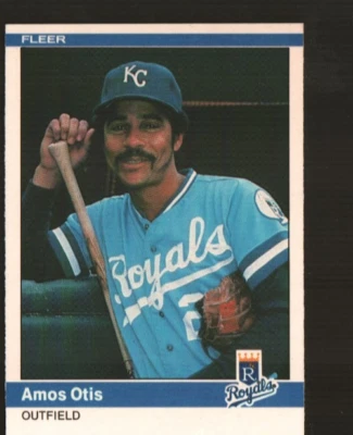 1984 Fleer Baseball #351 - Amos Otis - Kansas City Royals  84-889 - Image 1 of 2