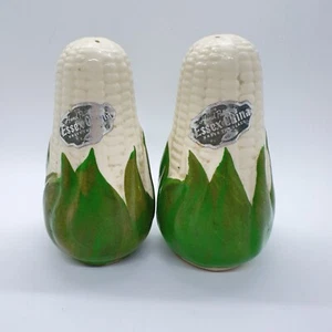 Shawnee Pottery White Corn King Salt & Pepper Shakers 5” Tall with Tags! - Picture 1 of 7