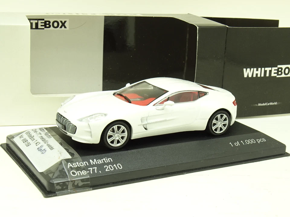 WhiteBox 1/43 - Aston Martin One 77 Bianca 2010 - Immagine 1 di 1