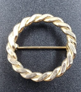 Spilla Collare Minimalista Gold-Tone Infinity Circle - Foto 1 di 2