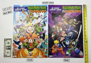 TMNT Teenage Mutant Ninja Turtles Naruto 11 x 17 Poster 2024 NYCC IDW  2-Sided - Picture 1 of 5