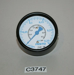 FESTO Manometer Modell 7169 UN 0-0,25 (C3747-R57) - Bild 1 von 5