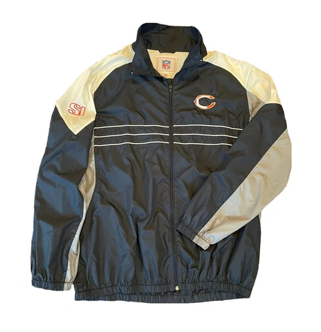VINTAGE 90’s NFL CHICAGO BEARS SPORTS ILLUSTRATED WINDBREAKER‼️ -XLARGE Cover