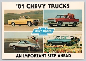Camionetas Chevy 81 postal - Imagen 1 de 2