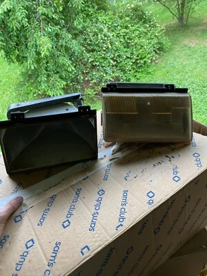 1988-1991? Ford Tempo Mercury Topaz front headlight pair mount bracket 1 DAMAGED - Image 1 of 4