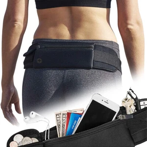 Running Belt Waist Pack Sport Fanny Bag Jogging Adjustable Phone Pouch Men Women - Picture 1 of 9