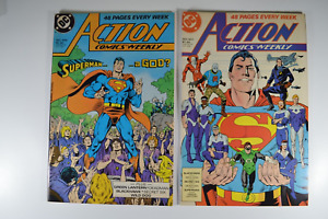 Superman Action Comics #601 and 606 DC 1988 B1S1