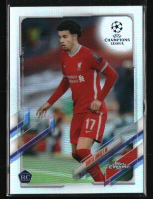 Curtis Jones 2020 Topps Chrome UEFA Champions League Refractor #6 RC Soccer - Image 1 of 2