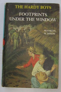 Hardy Boys Footprints Under the Window Hardcover #12 Book 1973 White Multi EPs - Picture 1 of 3