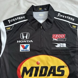 Graham Rahal Jersey XL OMP Pit Image Polo Shirt Indy Racing RRL - Picture 1 of 17