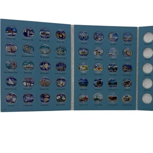 US Mint 1999-2006 P & D Statehood Colored Quarters Coin Lot of 40 - Picture 1 of 6