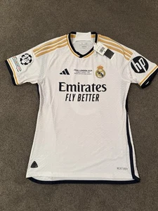 Real Madrid 2023/2024 Adidas Authentic Jersey S/S Bellingham UCL Final - Bild 1 von 5