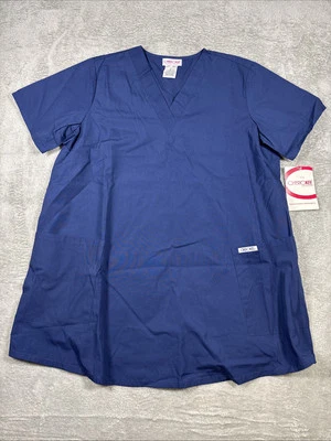 Blusa Médica Cherokee Workwear Estilo Azul Marino 1782 Talla Pequeña Nueva con Etiquetas Foto 1 de 4