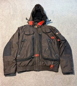 Wellensteyn Jacket Mens Large Rescue Team Parka Coat Hooded Utility Lined Ski - Picture 1 of 13