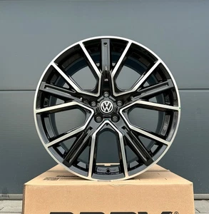 4x NEUE 19 Zoll Felgen 2DRV WH34 schwarz silber für VW Passat B8 B9 CC 3C R-Line - Bild 1 von 9