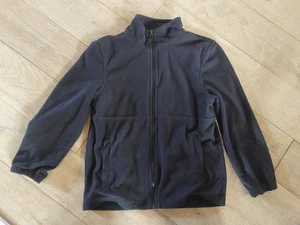 Junge Fleecejacke Yigga Schwarz Jacke Sommer Strickjacke 140 - Bild 1 von 3
