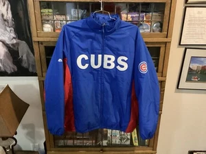 Chaqueta acolchada Chicago Cubs MAJESTIC AUTÉNTICA azul cremallera completa DELETRECHA TALLA XL - Imagen 1 de 17