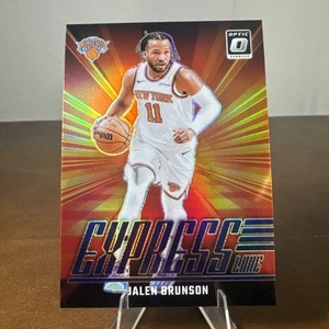 2024-25 Panini Donruss Optic - Express Lane Jalen Brunson #21 Purple Prizm - Picture 1 of 2
