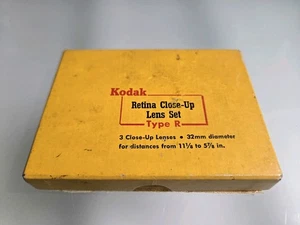 Kodak Retina Close-Up Lens Set - Type R - Original Kodak Vintage 32mm - Picture 1 of 4